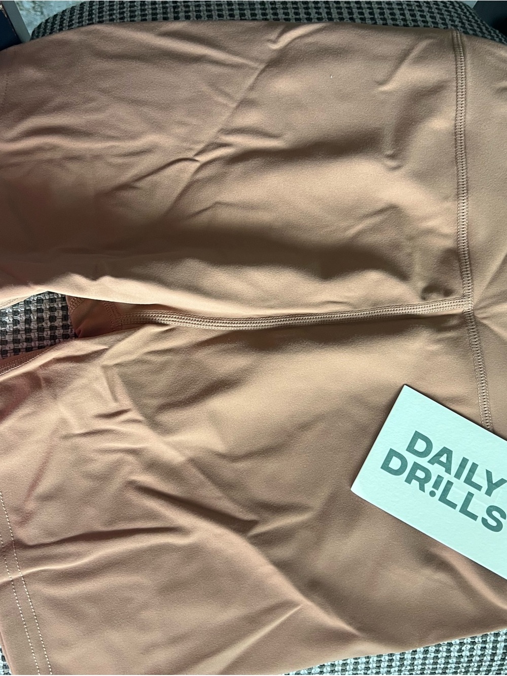 Daily Drills Seamless Nude Brown Active Leggings